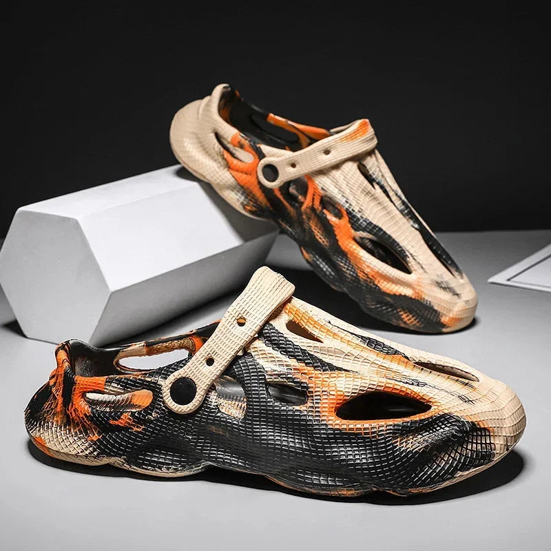 Men Slippers Camouflage Platform Outdoor Summer Clogs Shoe Women Beach Sandals Male Soft EVA Indoor Home Slides Lover Flip Flops