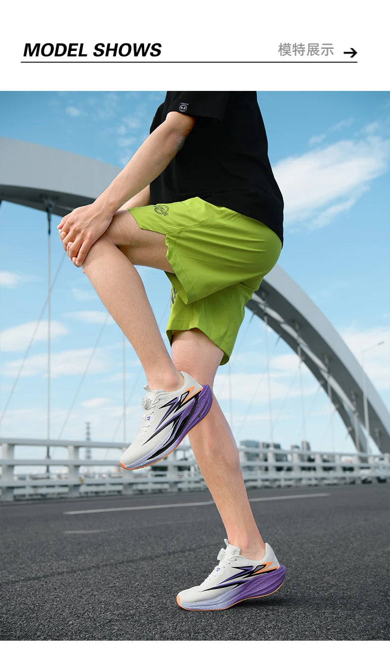 Marathon Sneakers Men's Sports Shoes Women Flat Wear Resistant Sneakers Mesh Breathable Platform Soft Race Running Shoes for Man