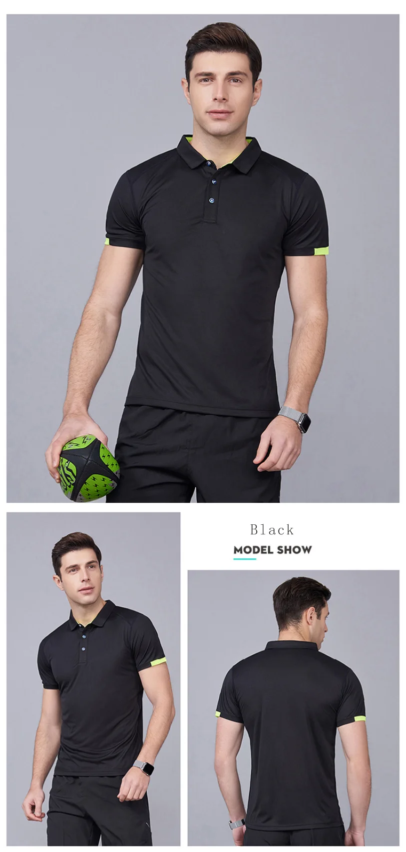 Summer Men Polo Short Sleeve New Clothing Quick Drying During Exercise Casual Fashion Men Tops Business Thin Menswear