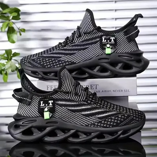 2025 Men's Sports Shoes Summer Lightweight Fashion Mesh Shoes Soft Comfortable Outdoor Anti Slip Casual Shoes Tenis Masculino