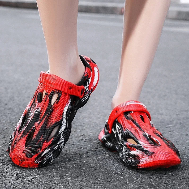 Men Slippers Camouflage Platform Outdoor Summer Clogs Shoe Women Beach Sandals Male Soft EVA Indoor Home Slides Lover Flip Flops