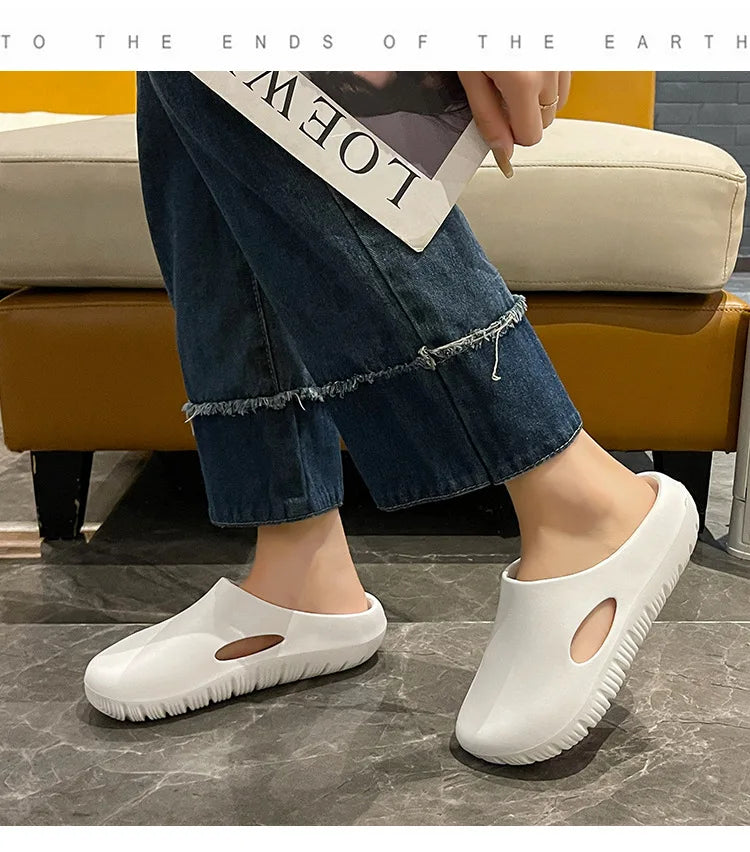 Asgard Summer Clogs Slippers For Women Outdoor Fashion Anti-slip Beach Slides Waterproof EVA Flat Garden Shoes Lady Home Sandals