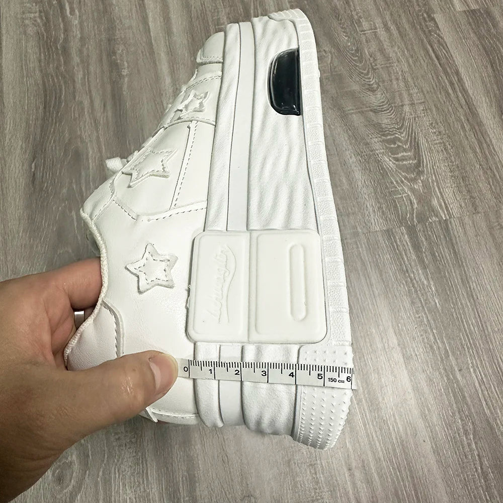 Women's Casual Sneakers Star Skateboard Trainers Mix Colors Running Sport Shoes Tennis Shoes Skate Flats Outdoor Walking Sneaker