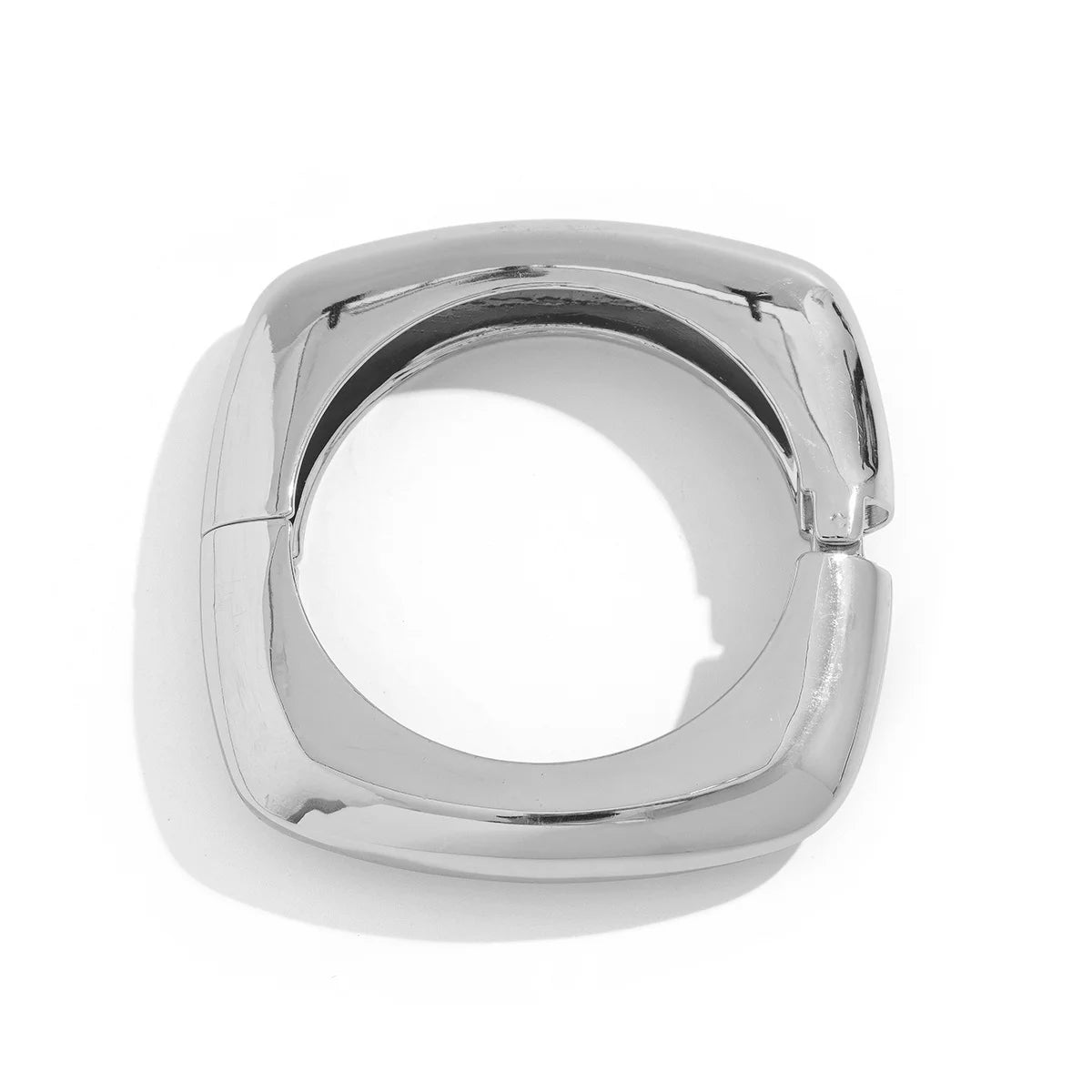 Ingemark 4 Styles Exaggerated Punk Geometric Large Open Spring Bangles Women Chunky Heavy Metal Cuff Bracelet Men Jewelry Gift