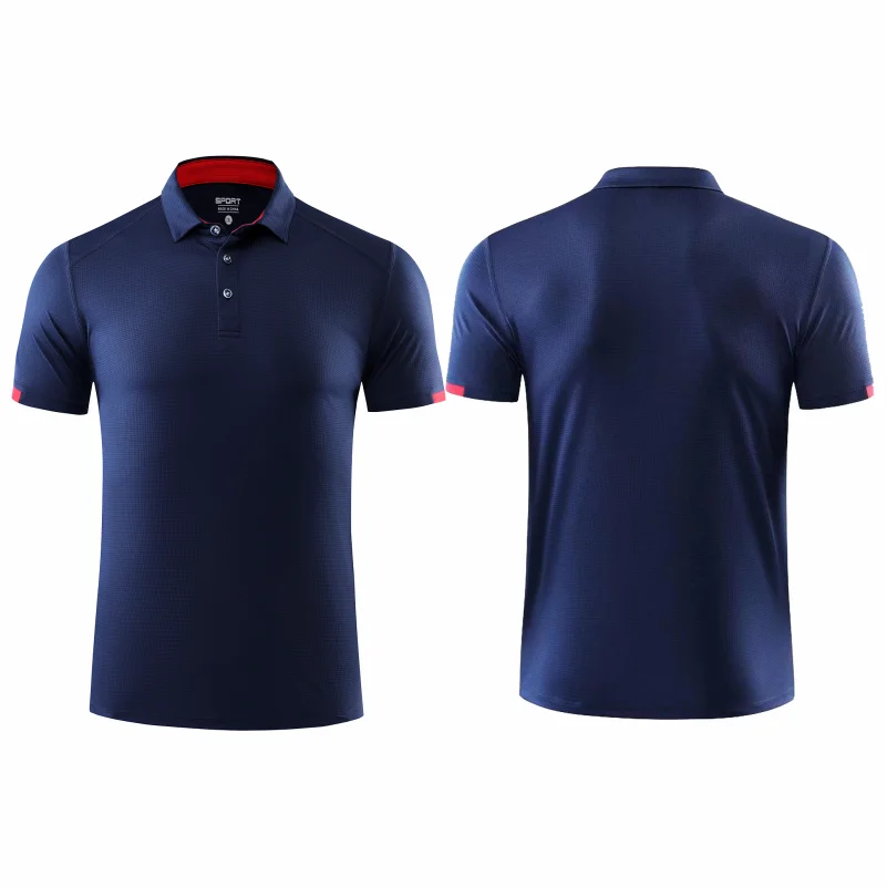 Summer Men Polo Short Sleeve New Clothing Quick Drying During Exercise Casual Fashion Men Tops Business Thin Menswear