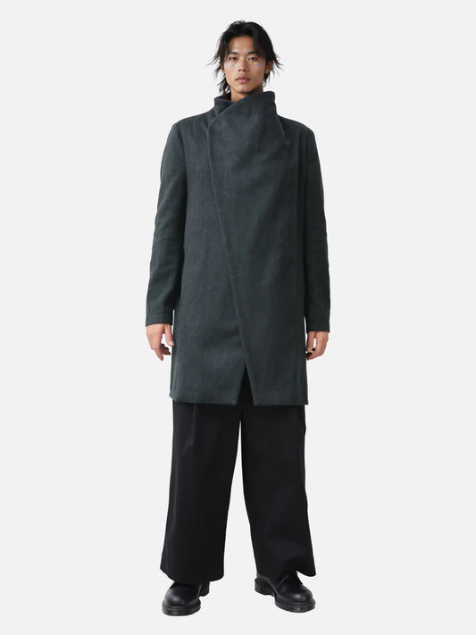 Koto Heavy Coat - Heather Green